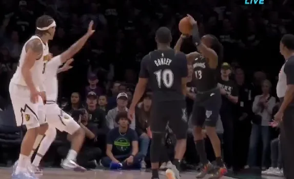 开云体育-兰德尔下半场3中3连拿6分，多森姆三分3中3砍下21分追平掘金